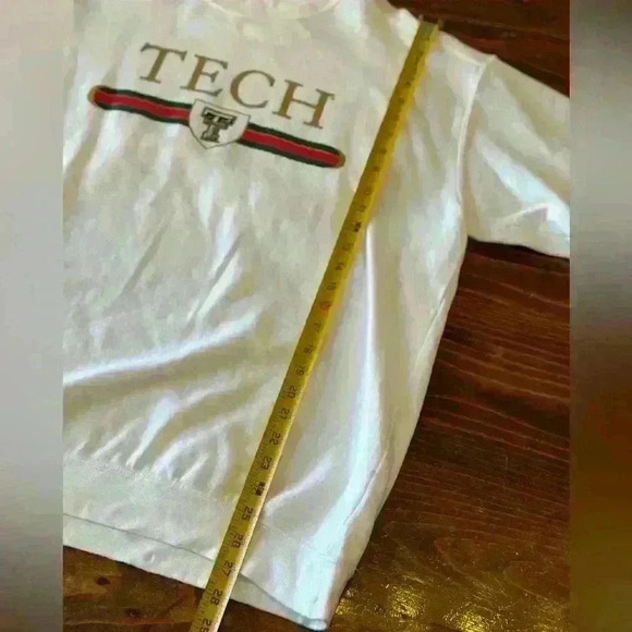 Texas Tech Graphic Print Crew Neck Sweatshirt Comfort Colors Size Lg - Picture 4 of 6